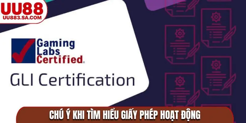 Chú ý khi tìm hiểu giấy phép hoạt động